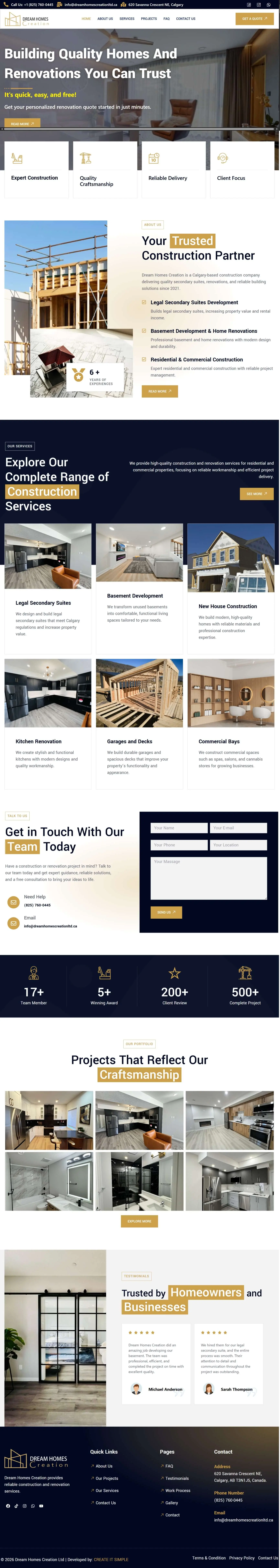 Dream Homes Creation Ltd